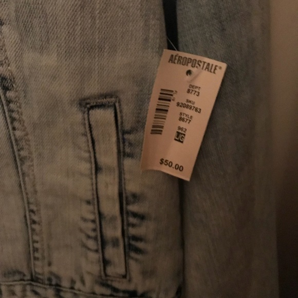 Brand New Distressed Denim Jacket - Picture 3 of 3